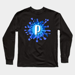 Letter P Long Sleeve T-Shirt